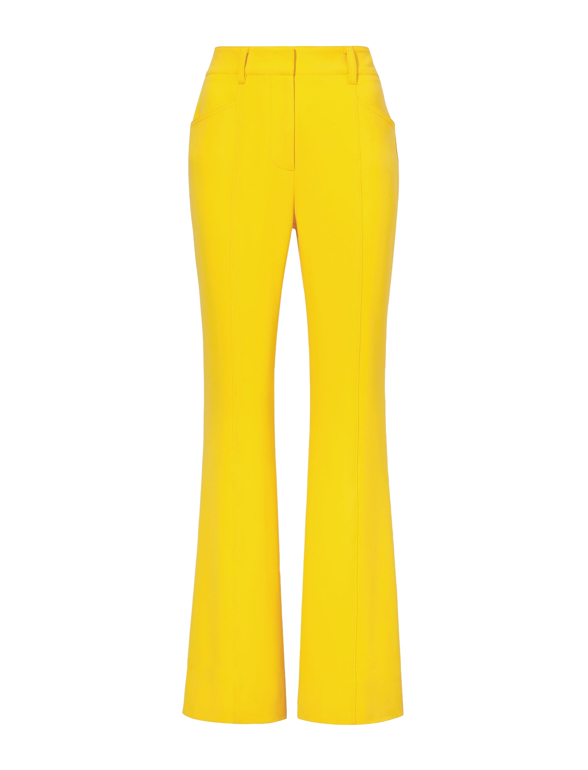 Pantalon en crêpe bi-stretch - Lemon