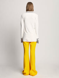 Pantalon en crêpe bi-stretch - Lemon