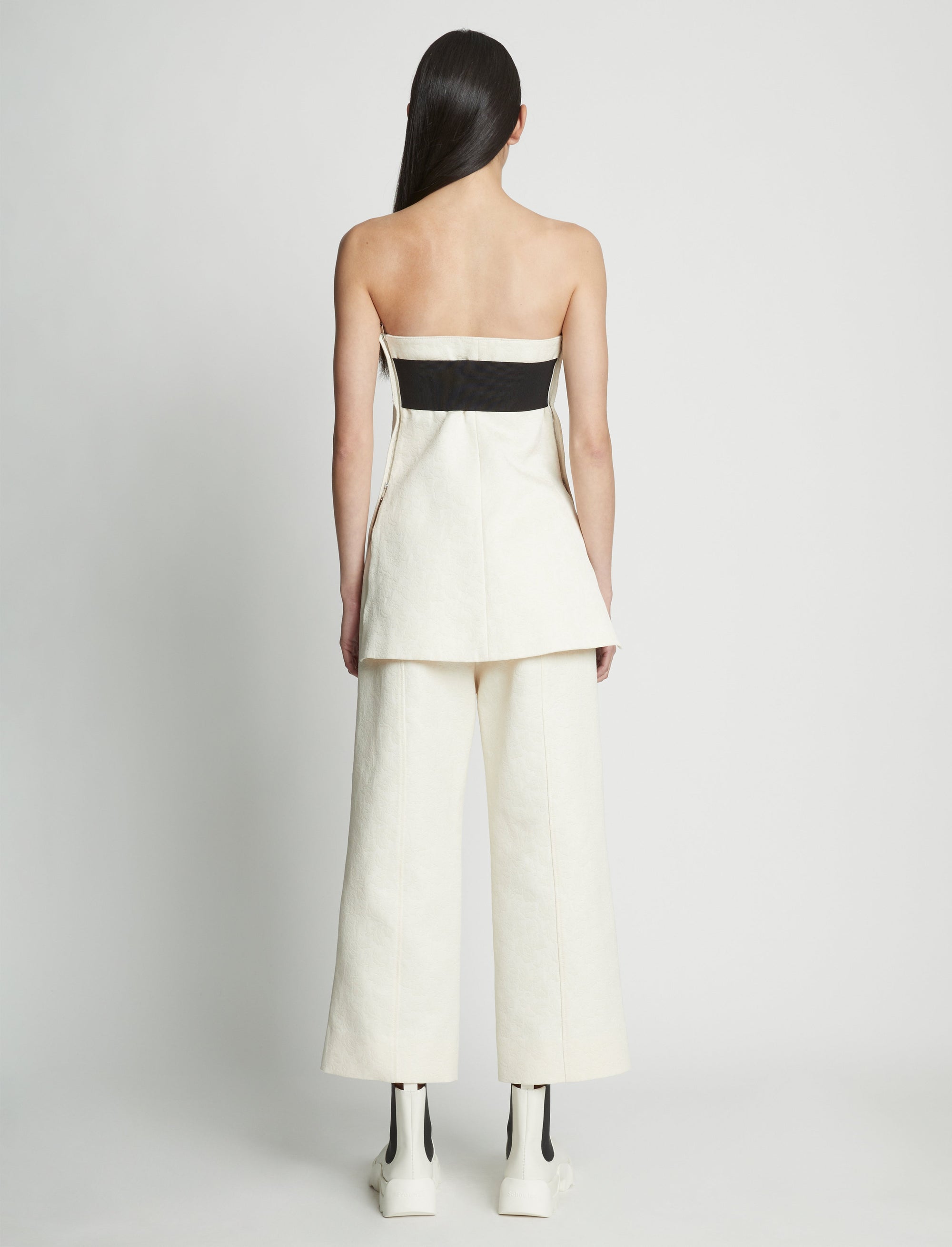 Pantalon en jacquard de coton - Canvas