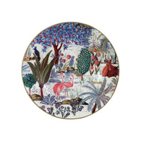 Set de 4 Assiettes à dessert Le Jardin du Palais - Multicolore