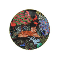 Set de 4 Assiettes à dessert Tigre Le Jardin du Palais - Multicolore