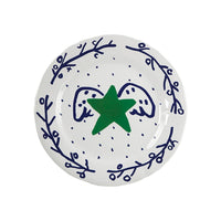 Set de 4 Assiettes à dessert Etoile Archipel Sentimental - Multicolore