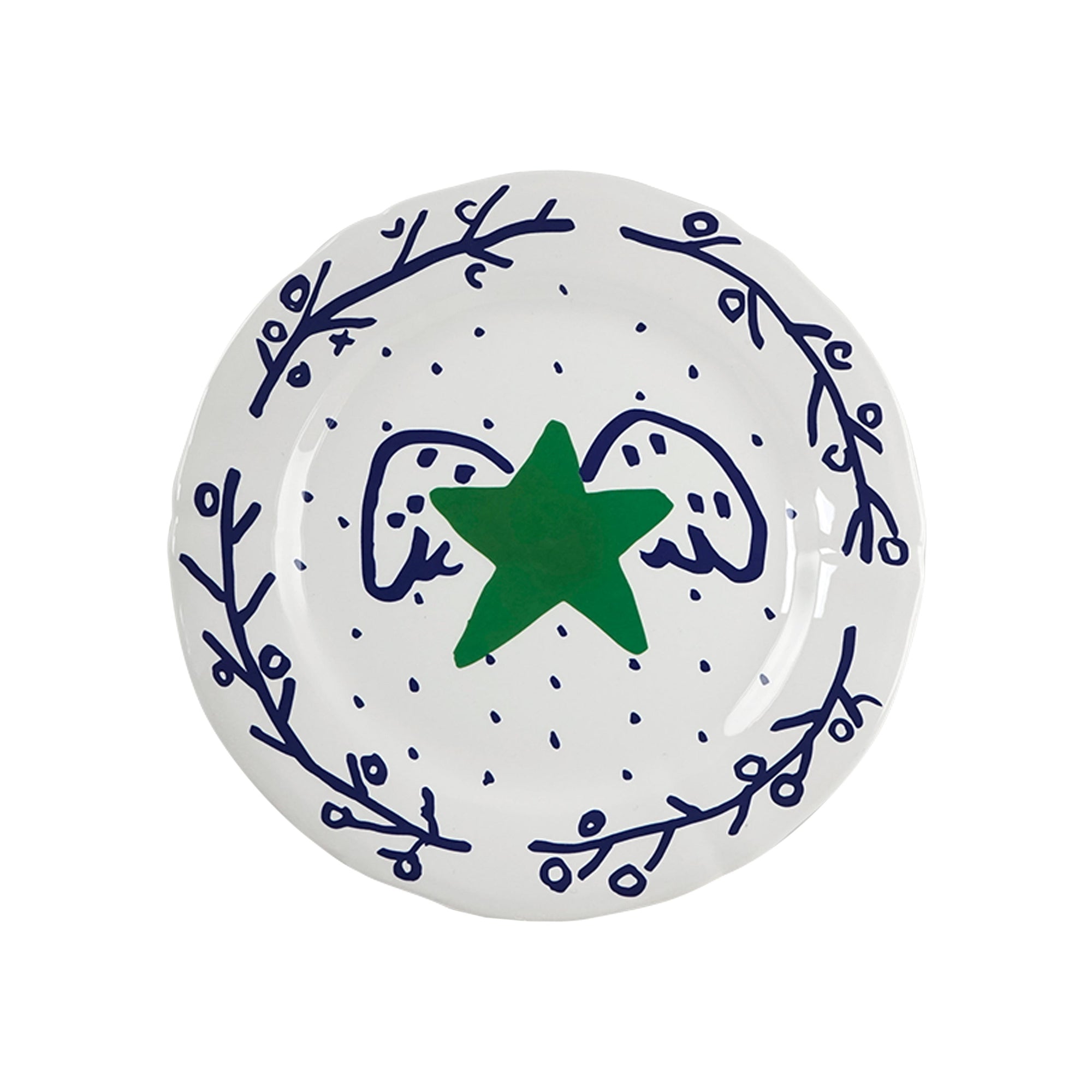 Set de 4 Assiettes à dessert Etoile Archipel Sentimental - Multicolore