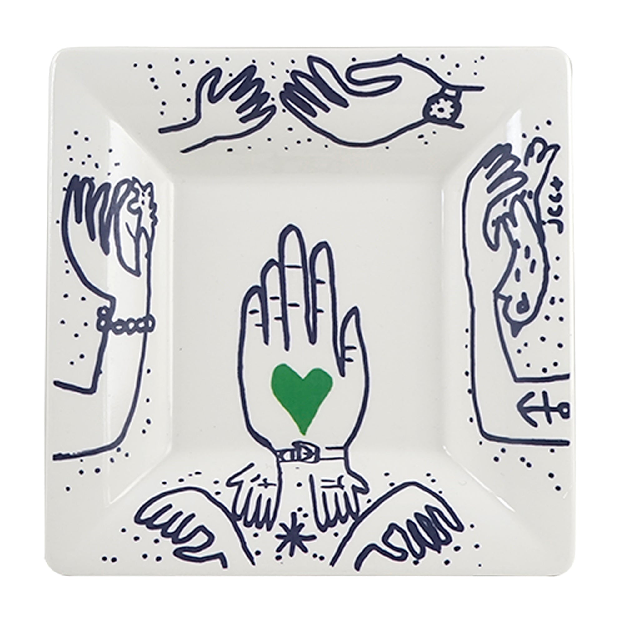 Porte-cartes Mains Archipel Sentimental - Multicolore