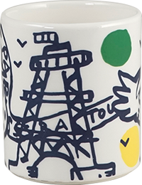 Mug Tour Eiffel Archipel Sentimental - Multicolore