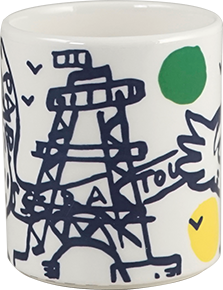 Mug Tour Eiffel Archipel Sentimental - Multicolore