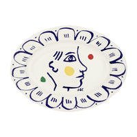 Oval platter n°6 Archipel Sentimental - Multicoloured