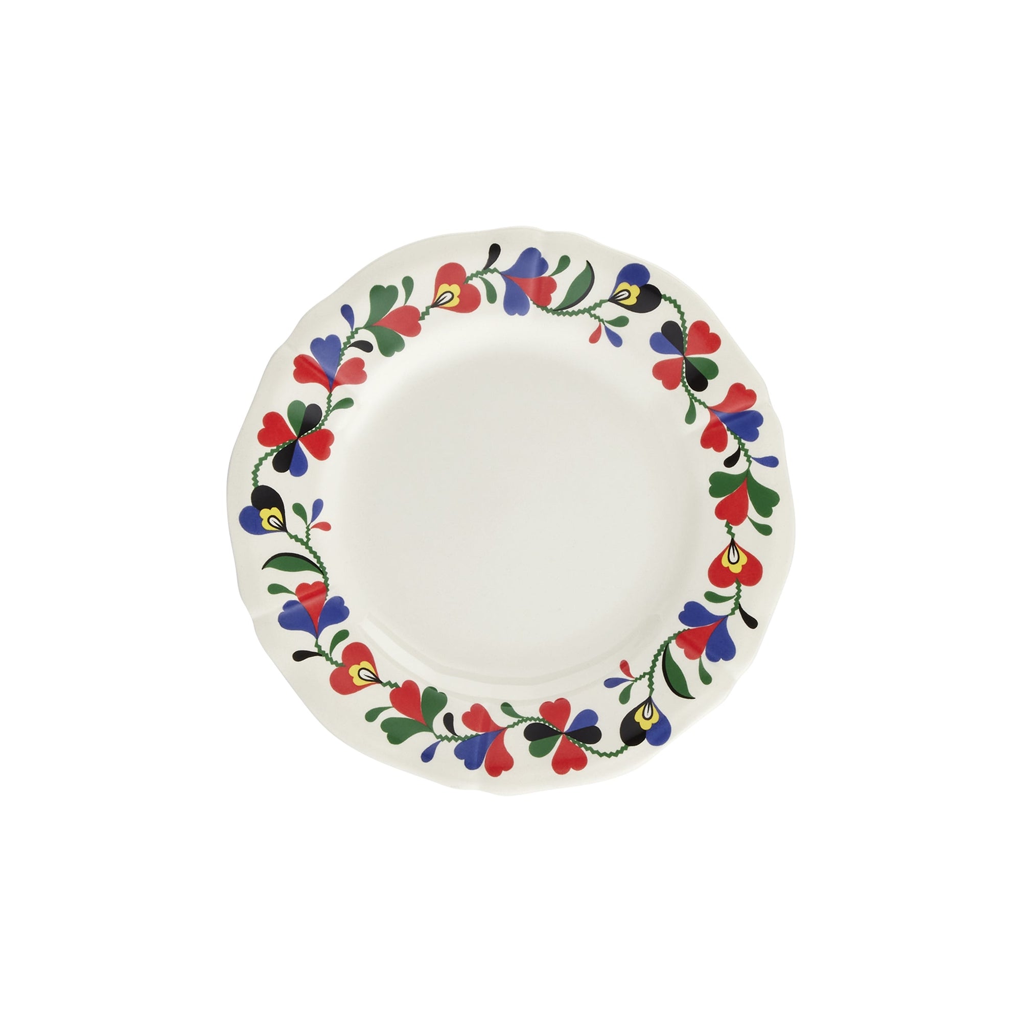 Set de 4 Assiettes canapés Chance Folle - Rouge