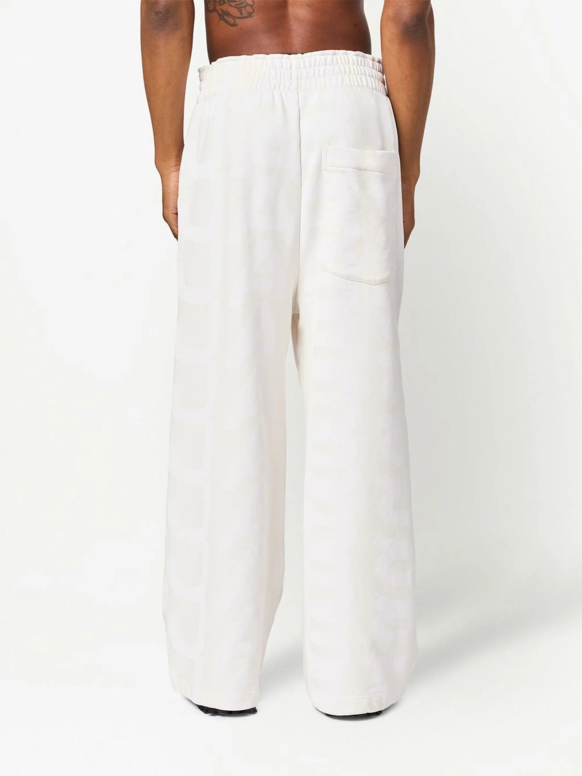 Pantalon de survêtement Monogram - Eggshell & Optic White