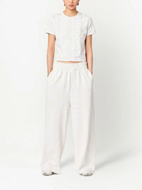 Pantalon de survêtement Monogram - Eggshell & Optic White