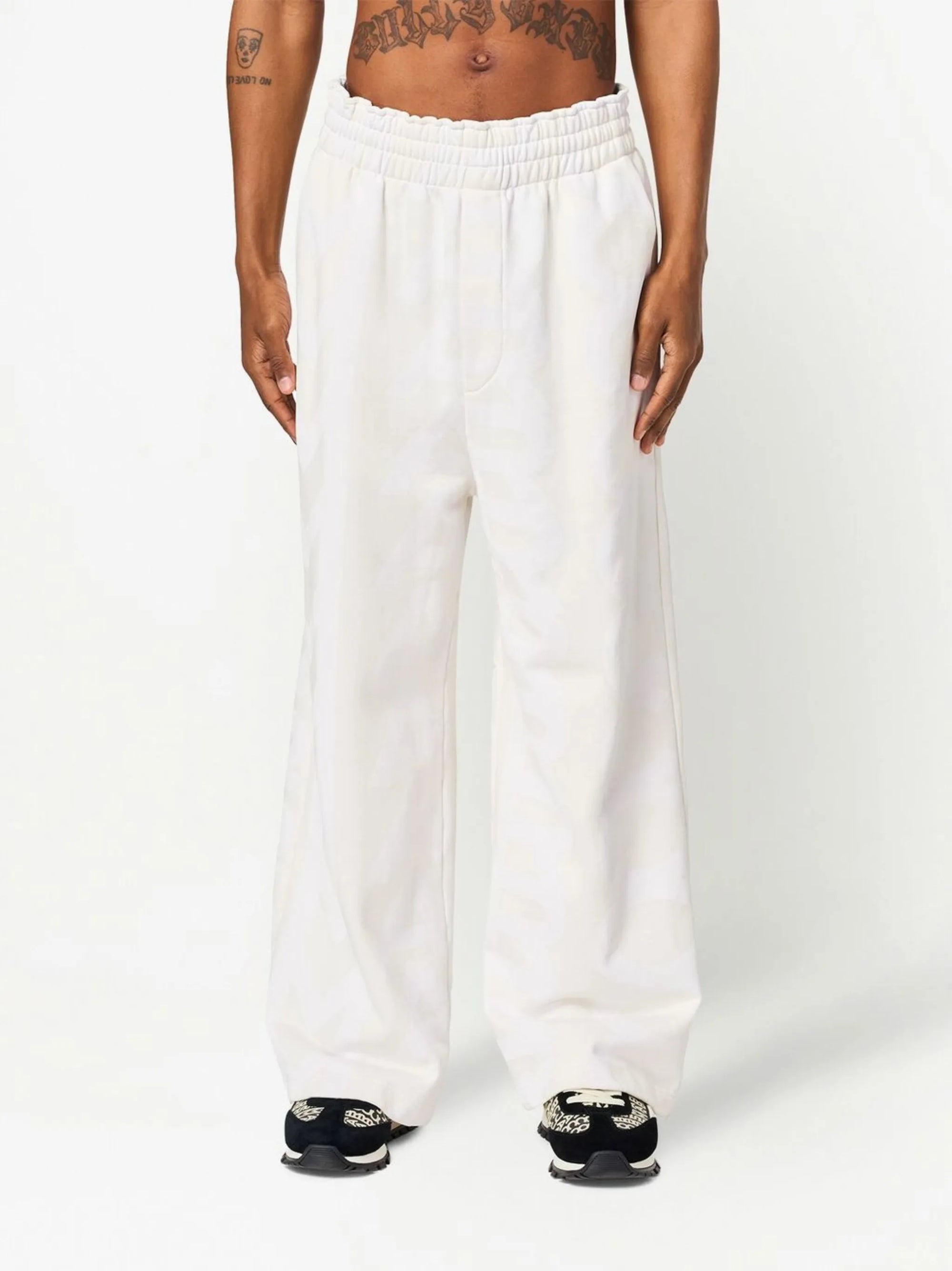 Pantalon de survêtement Monogram - Eggshell & Optic White