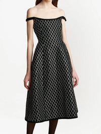 Uma dress in wool - Black