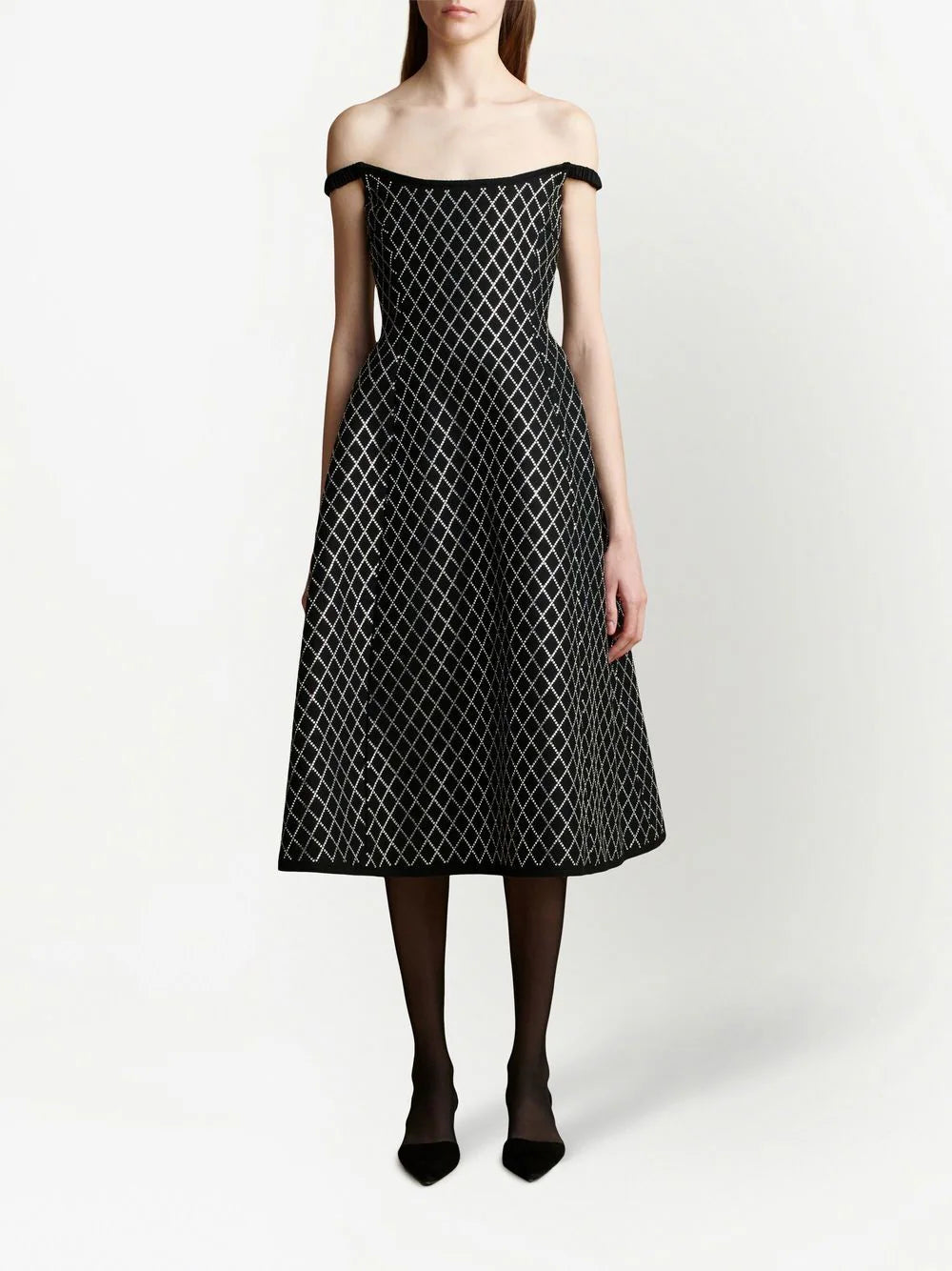 Uma dress in wool - Black