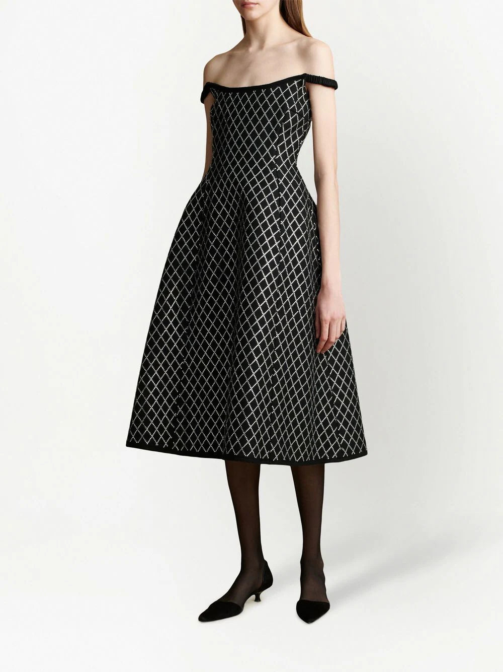 Uma dress in wool - Black