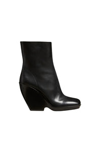 Morgan ankle boot in leather - Black