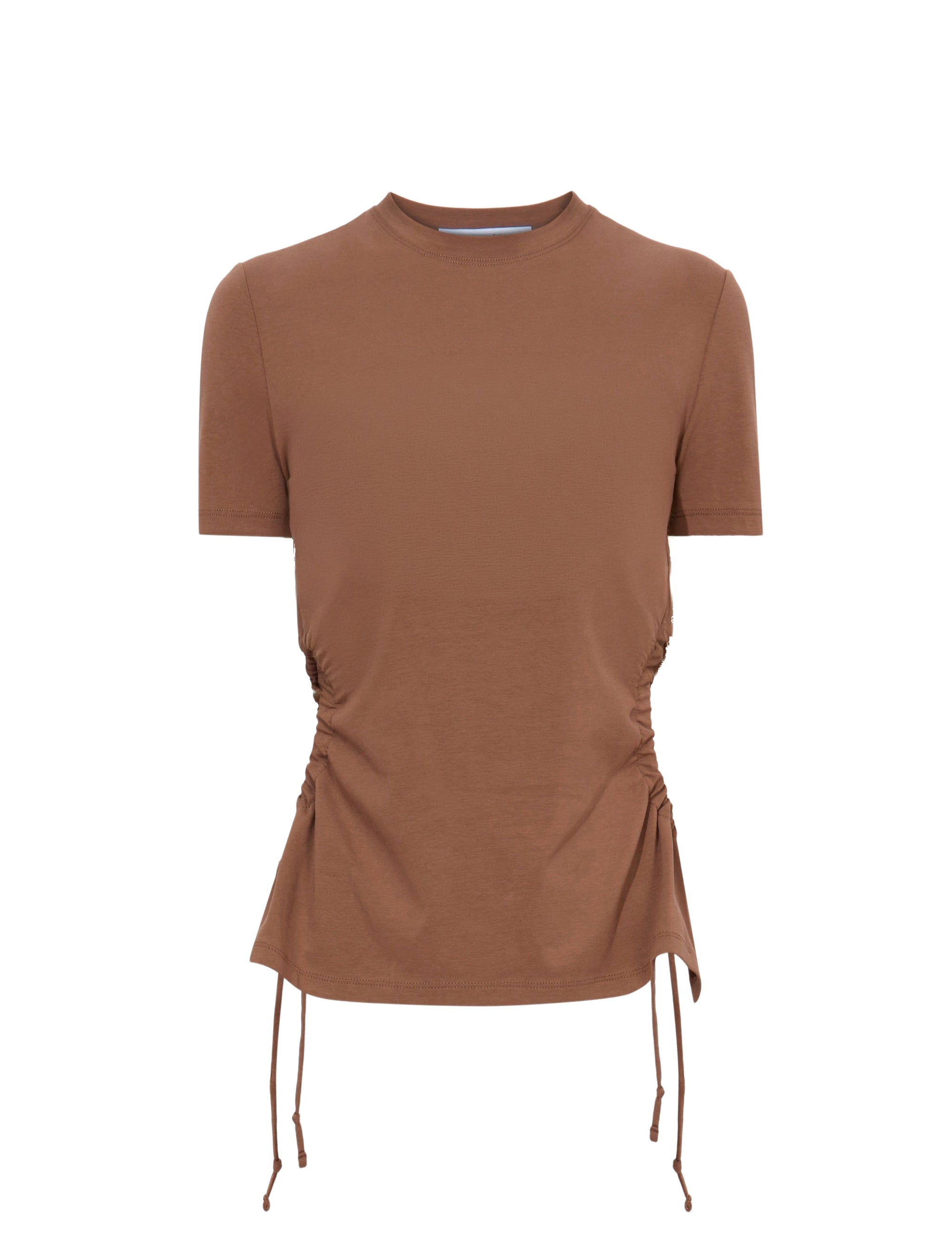 T-shirt fendu sur le côté - Coffee