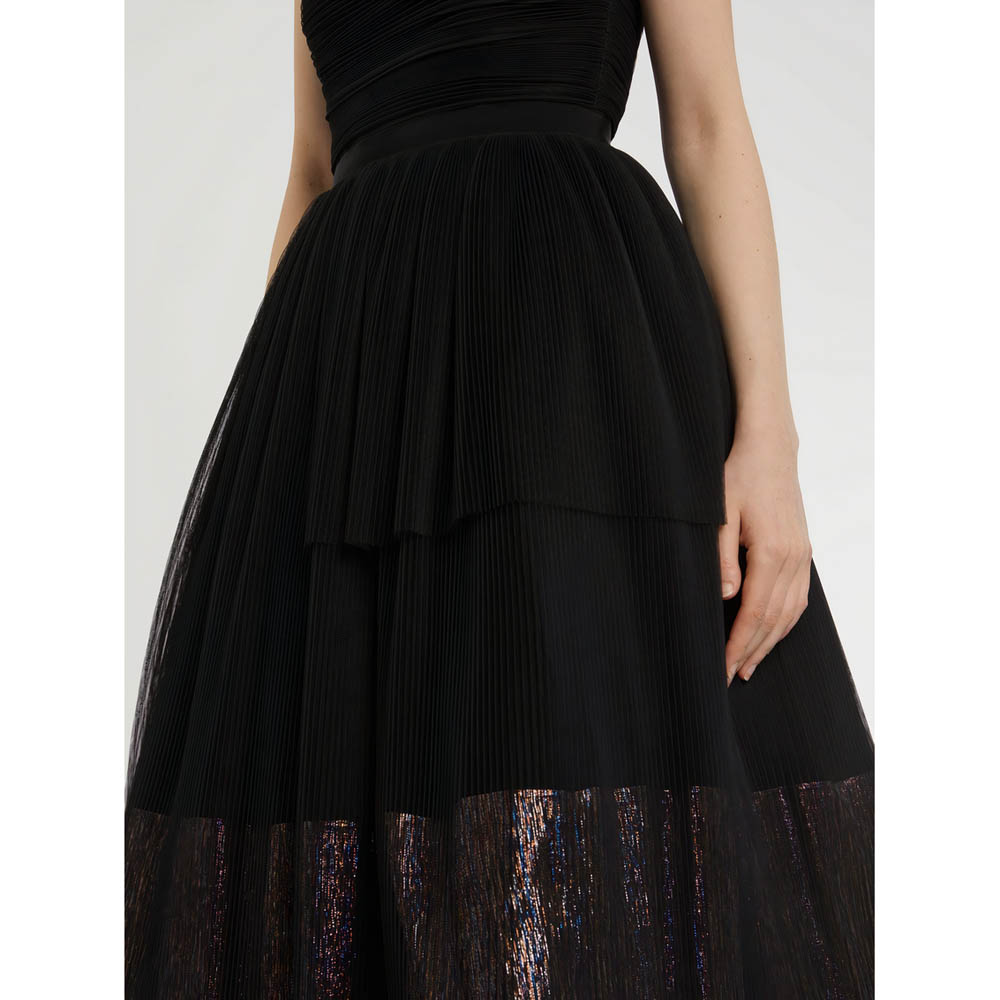NOIR ROBE BUSTIER