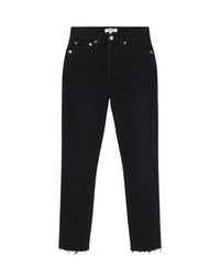 90's cropped skinny jeans - Faded Black