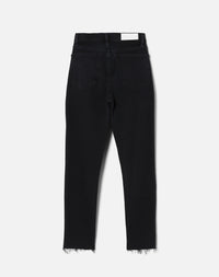 90's cropped skinny jeans - Faded Black