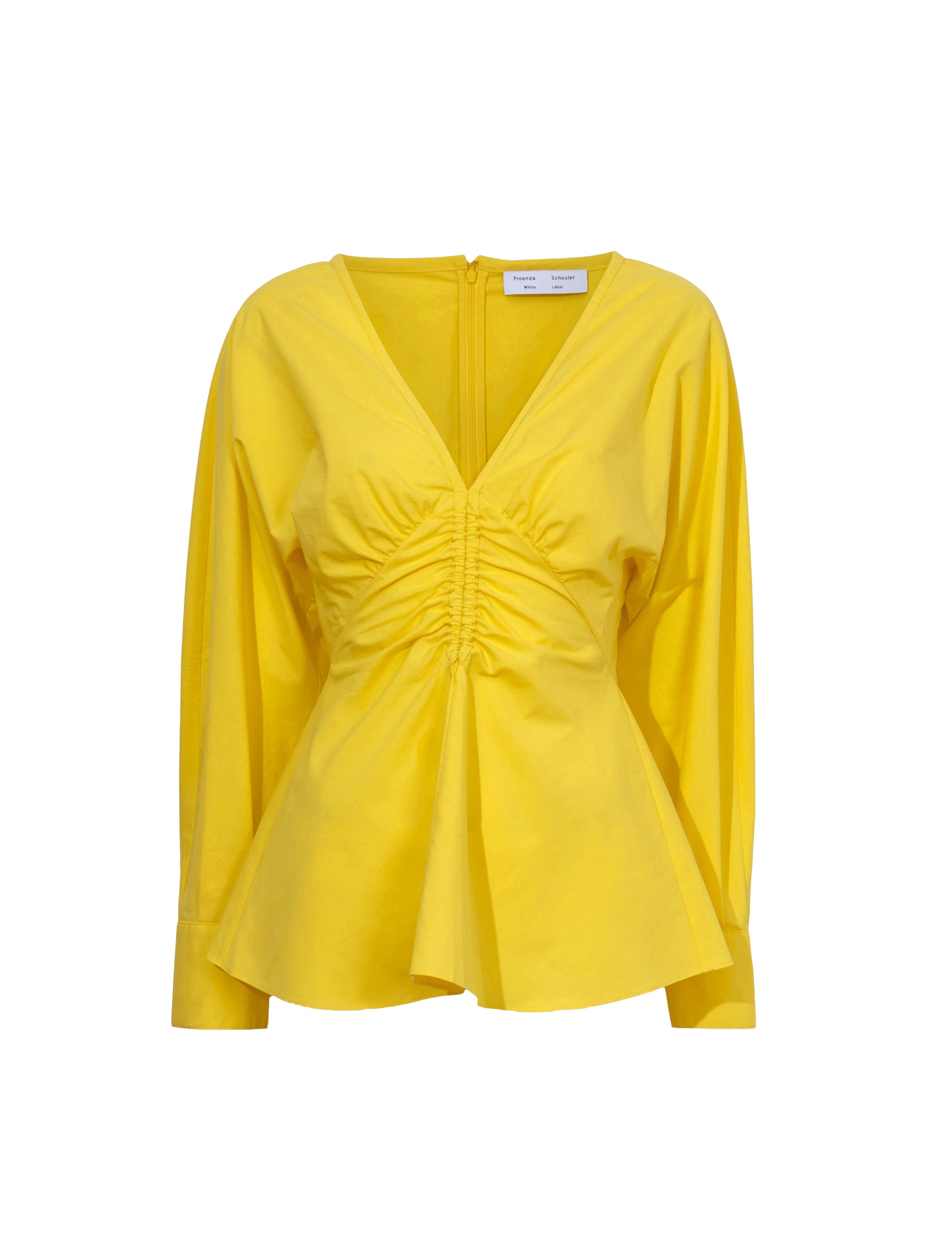 Blouse froncée à col en V - Sun