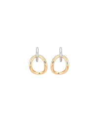 Boucles d'oreilles Inner naho en vermeil - Or & argent