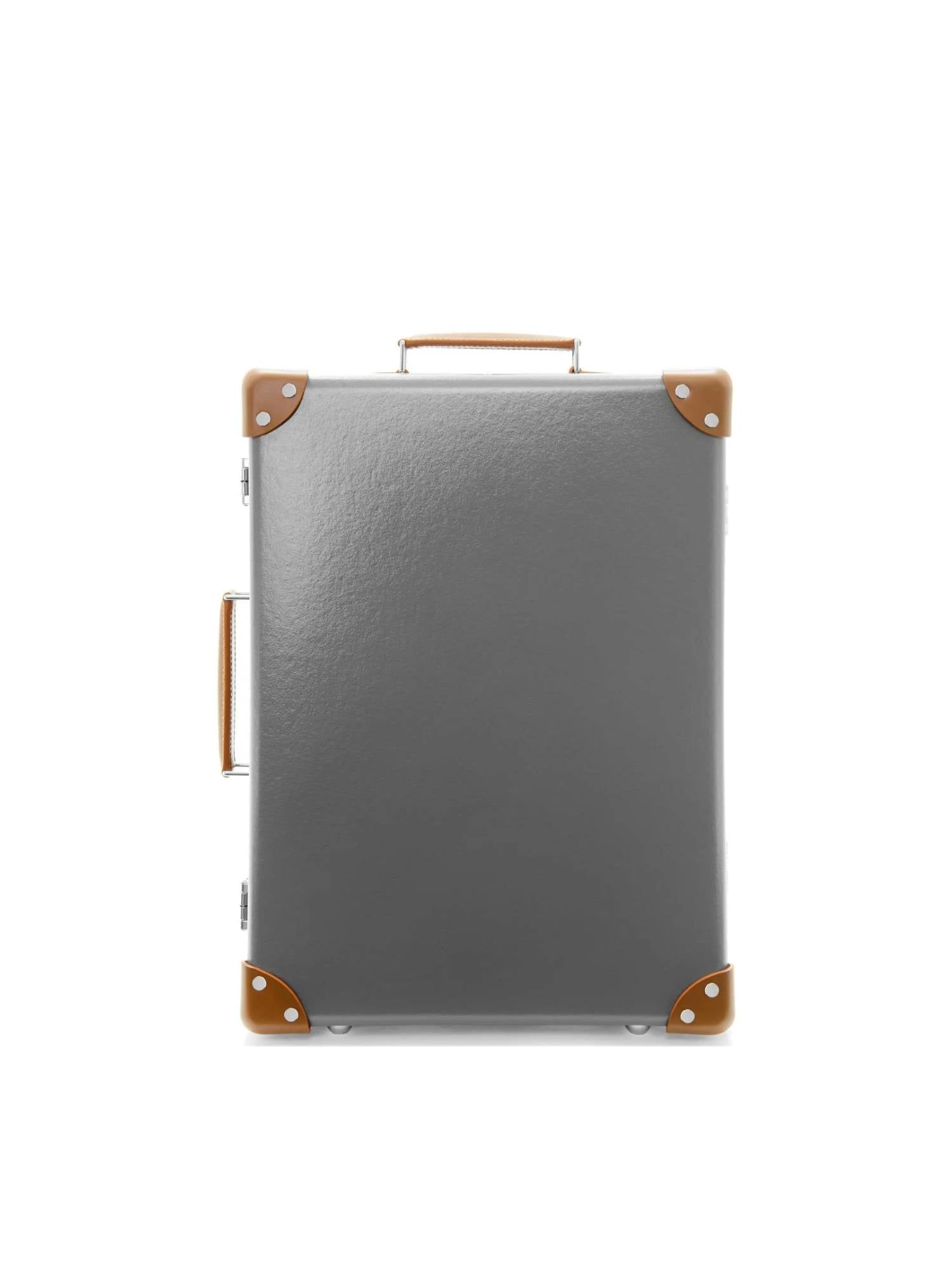 Petite valise cabine Centenary 2 roues - Gris & Caramel & Chrome