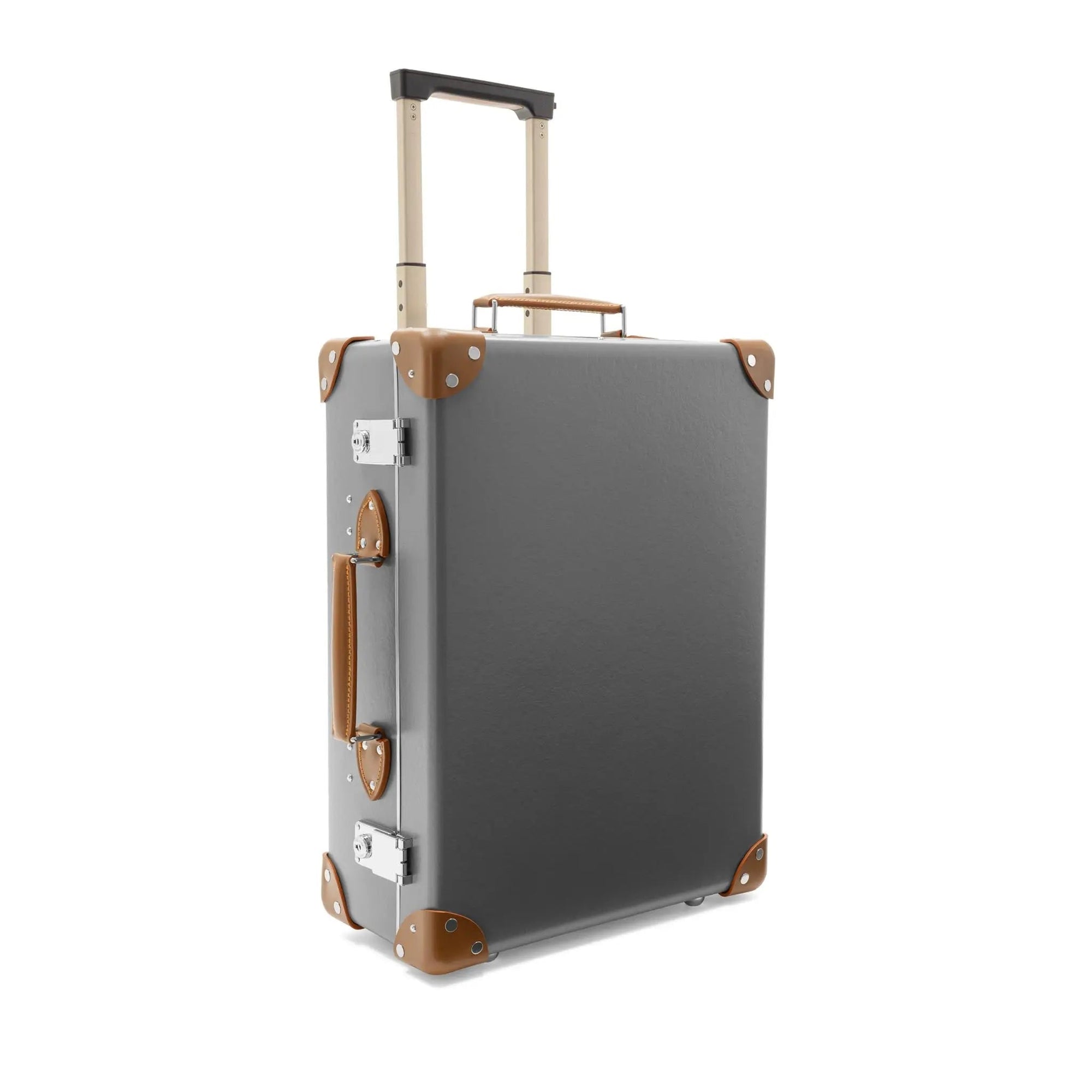 Petit bagage cabine Centenary 2 roues - Gris & Caramel & Chrome