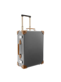 Petite valise cabine Centenary 2 roues - Gris & Caramel & Chrome