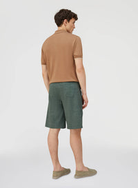 GREEN RELAXED BERMUDA
