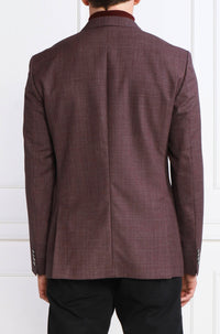 Veste de costume Hutson en laine - Medium Brown