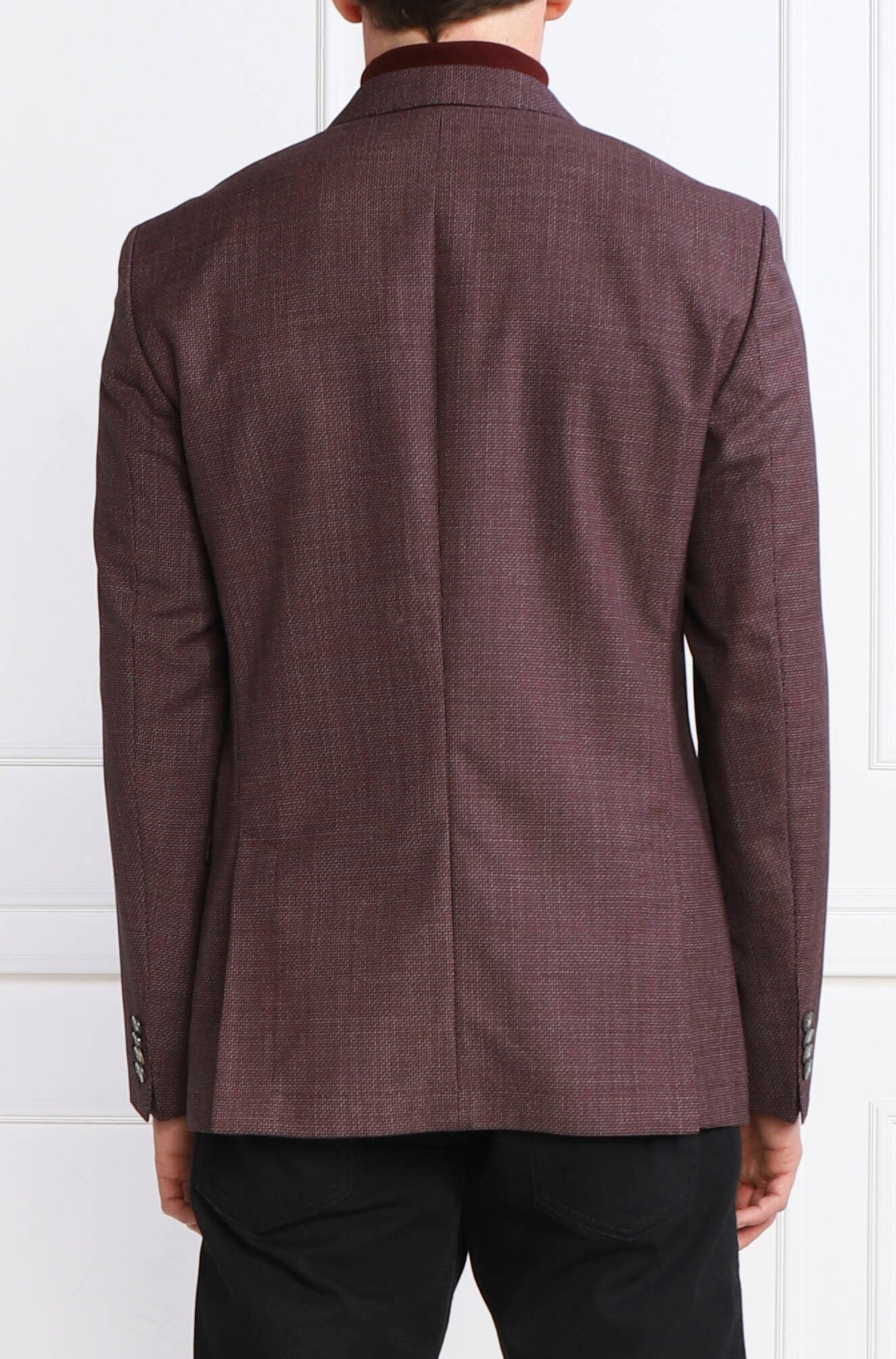 Veste de costume Hutson en laine - Medium Brown