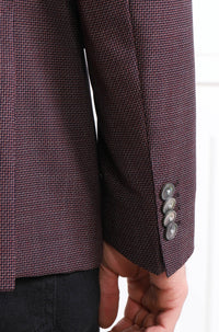 Veste de costume Hutson en laine - Medium Brown