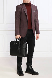 Veste de costume Hutson en laine - Medium Brown