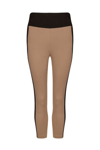 Therese Legging - Taupe & Black