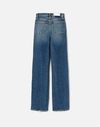 Jean loose taille haute - Distressed