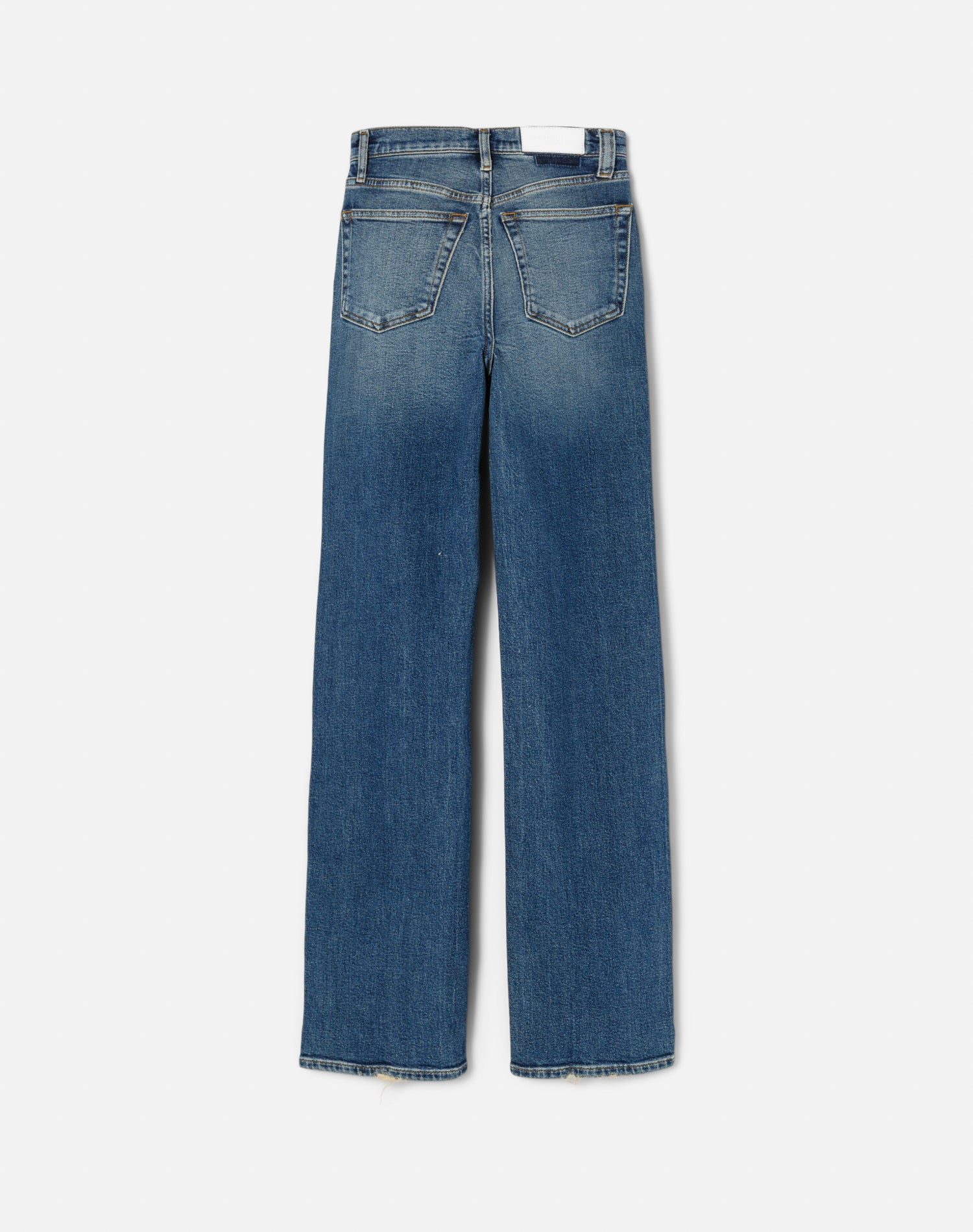 Jean loose taille haute - Distressed
