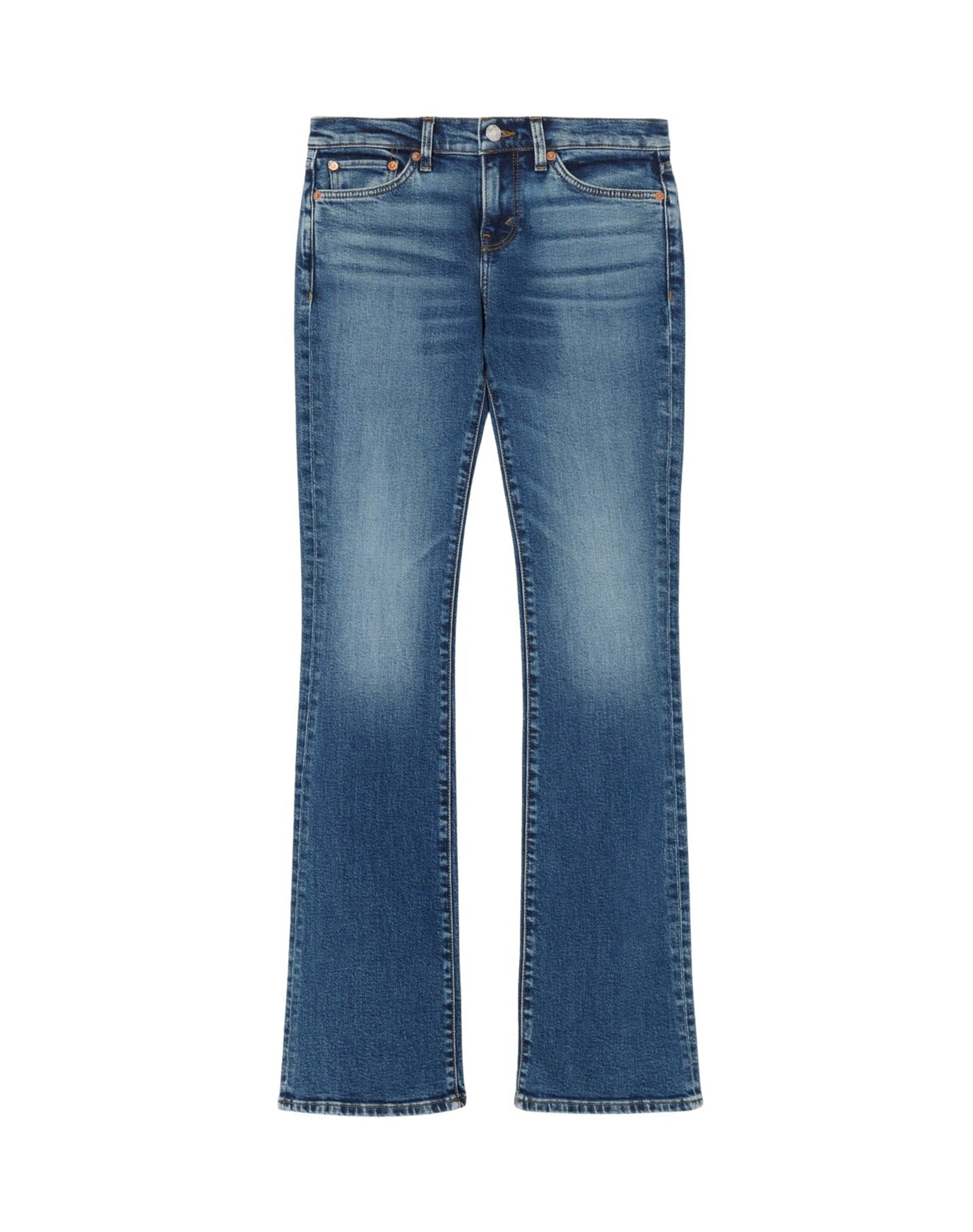 Jean mid-rise bootcut - Azzurro