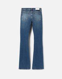 Jean mid-rise bootcut - Azzurro