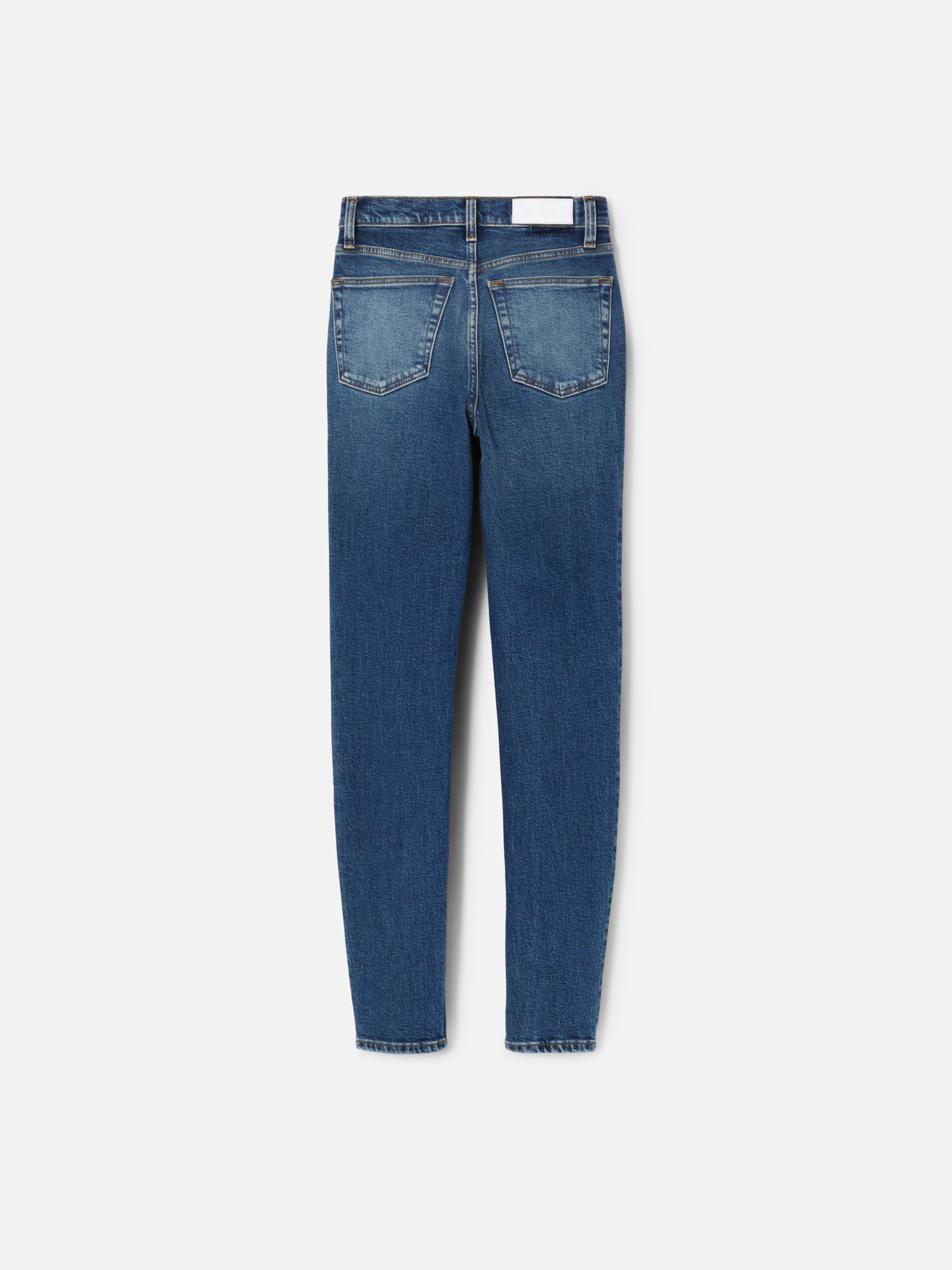 Jean skinny à taille haute - Azzurro
