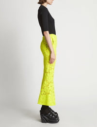 Pantalon en dentelle - Citron