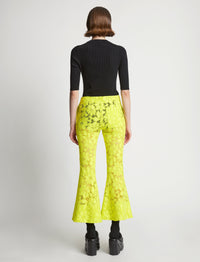 Pantalon en dentelle - Citron
