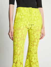 Pantalon en dentelle - Citron