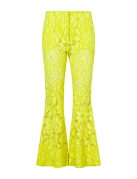 Pantalon en dentelle - Citron