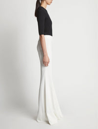 Pantalon de smoking à rayures - Off White Multicolor