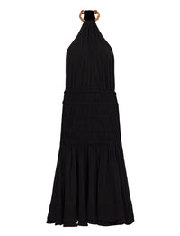 Robe extensible à col bijou - Black