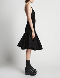 Robe extensible à col bijou - Black