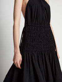 Robe extensible à col bijou - Black