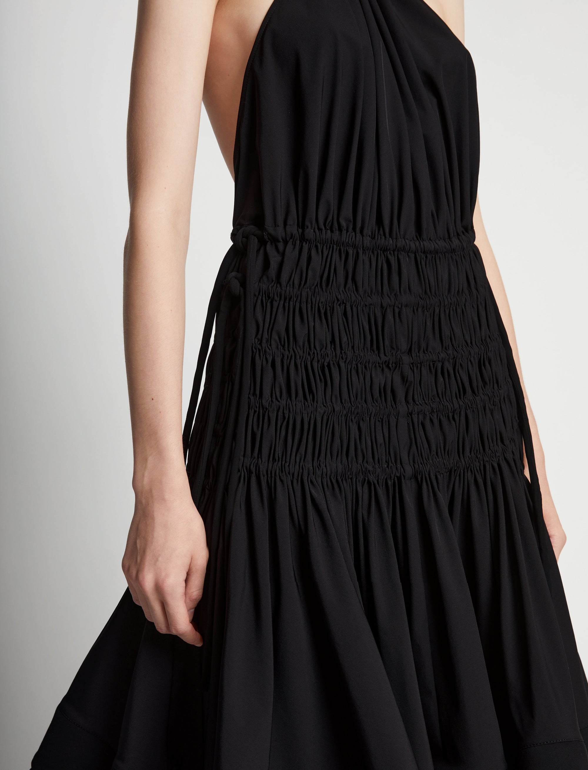 Robe extensible à col bijou - Black