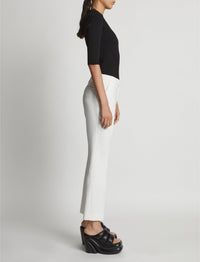 Pantalon de tailleur ajusté - Off White