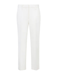 Pantalon de tailleur ajusté - Off White
